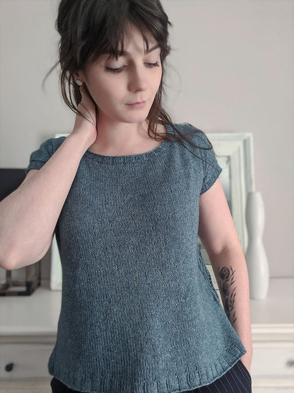 Audrey Borrego Xyris Shirt mit Ecopuno von Lana Grossa 5