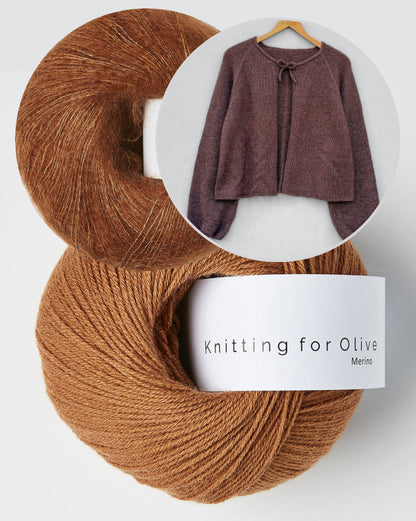 Audrey Cardigan von Knitting for Olive mit Merino und Soft Silk Mohair 9