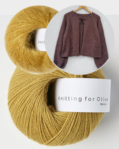 Audrey Cardigan von Knitting for Olive mit Merino und Soft Silk Mohair 6