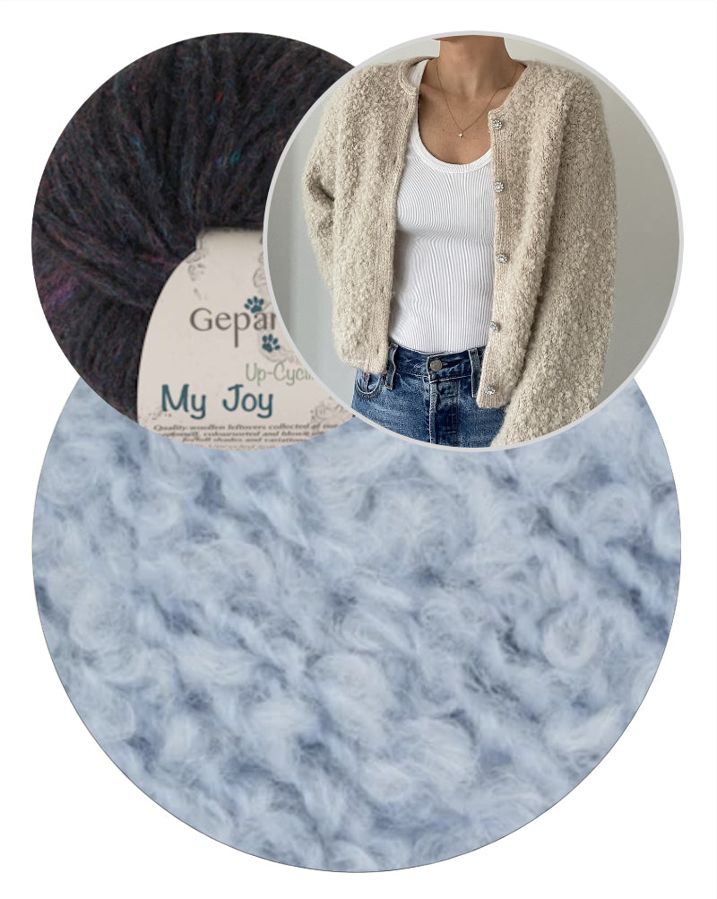 Coco Amour Knitwear Audrey Jacket mit Teddy Dear und My Joy von Gepard Garn 13