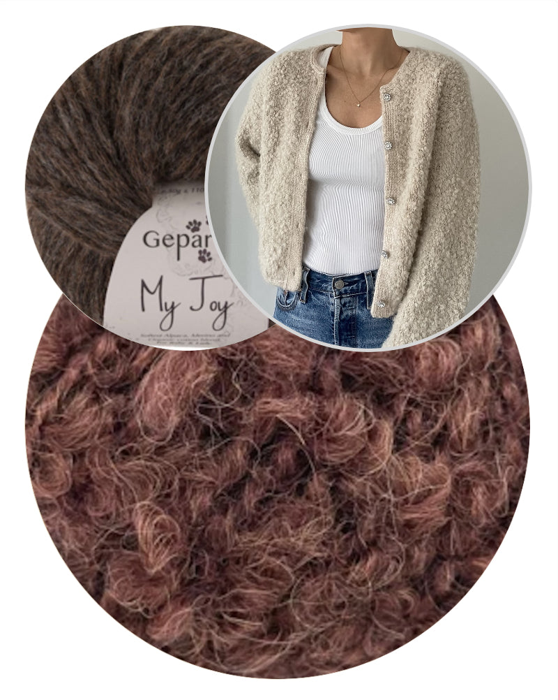 Coco Amour Knitwear Audrey Jacket mit Teddy Dear und My Joy von Gepard Garn 10