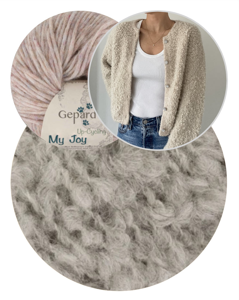 Coco Amour Knitwear Audrey Jacket mit Teddy Dear und My Joy von Gepard Garn 15