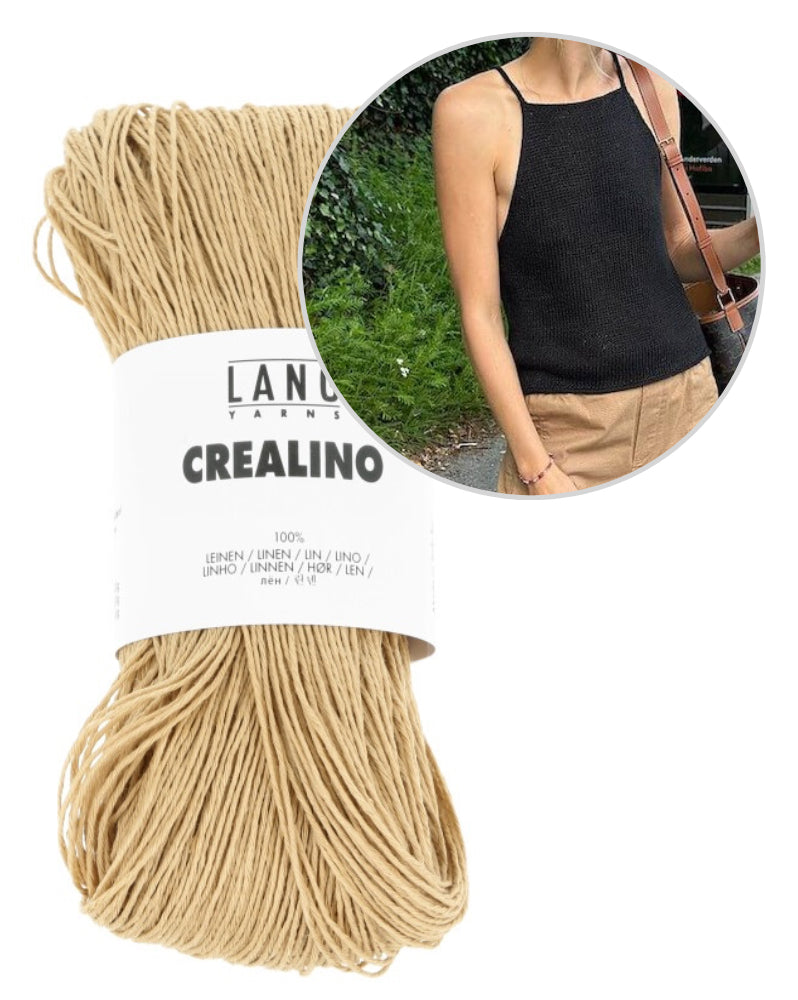 PetiteKnit Audrey Top mit Crealino von Lang Yarns 19
