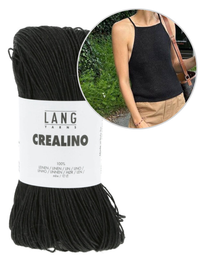 PetiteKnit Audrey Top mit Crealino von Lang Yarns 13