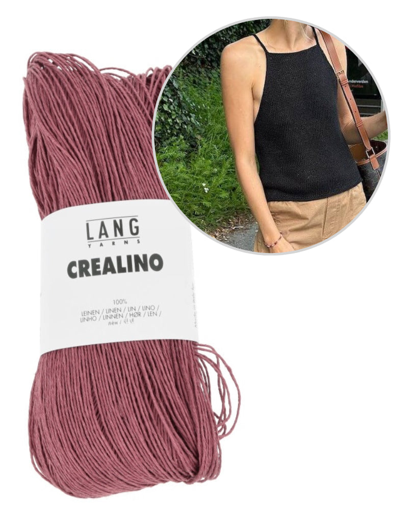 PetiteKnit Audrey Top mit Crealino von Lang Yarns 20