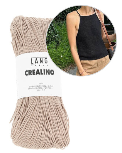 PetiteKnit Audrey Top mit Crealino von Lang Yarns 14