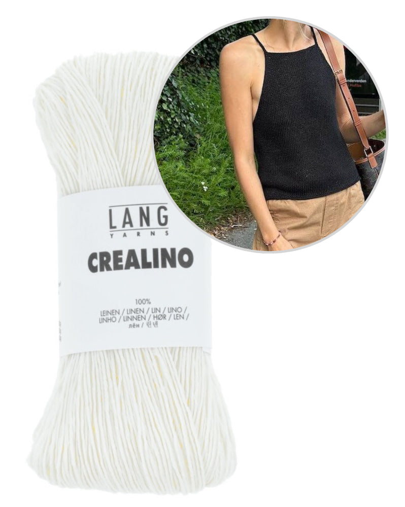 PetiteKnit Audrey Top mit Crealino von Lang Yarns 16