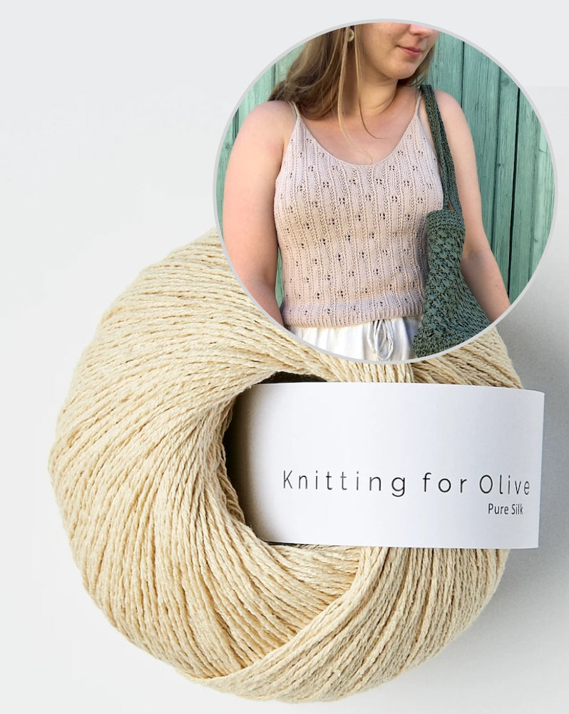 August Lace Camisole von Bella Helms mit Pure Silk von Knitting for Olive 9