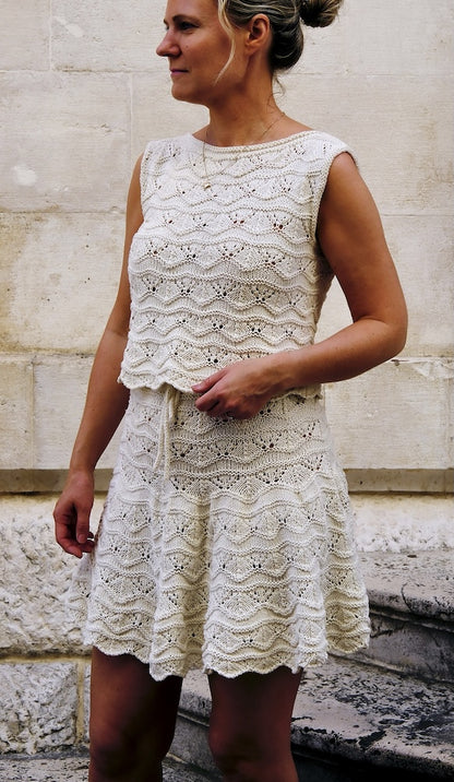 Solène Rock | zartes Muster aus Pure Silk von Knitting for Olive