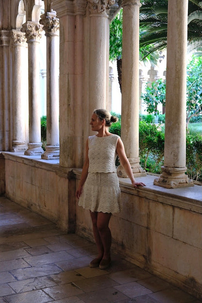 Solène Top | zartes Muster aus Pure Silk von Knitting for Olive