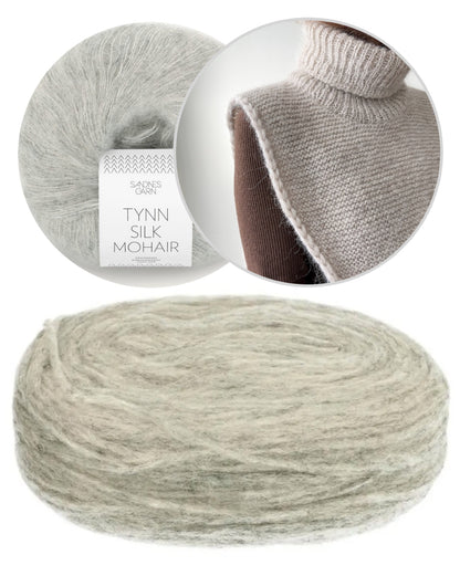 Autumn Tales Cowl | schlicht und warm aus Plötulopi von Lopi Island und Tynn Silk Mohair von Sandnes