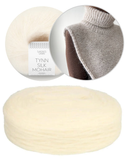 Autumn Tales Cowl | schlicht und warm aus Plötulopi von Lopi Island und Tynn Silk Mohair von Sandnes