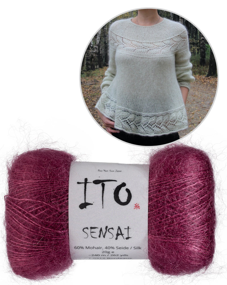 Autumn Waltz Tunic von Lyudmila Aksenik mit Sensai von ITO Yarn 8