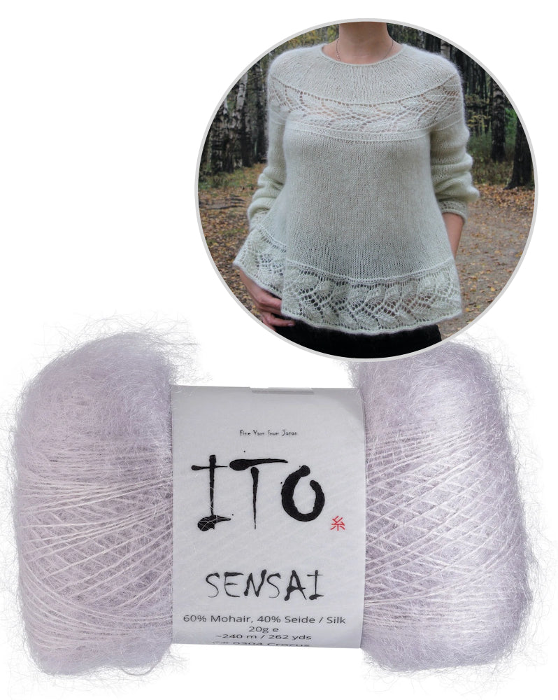Autumn Waltz Tunic von Lyudmila Aksenik mit Sensai von ITO Yarn 7