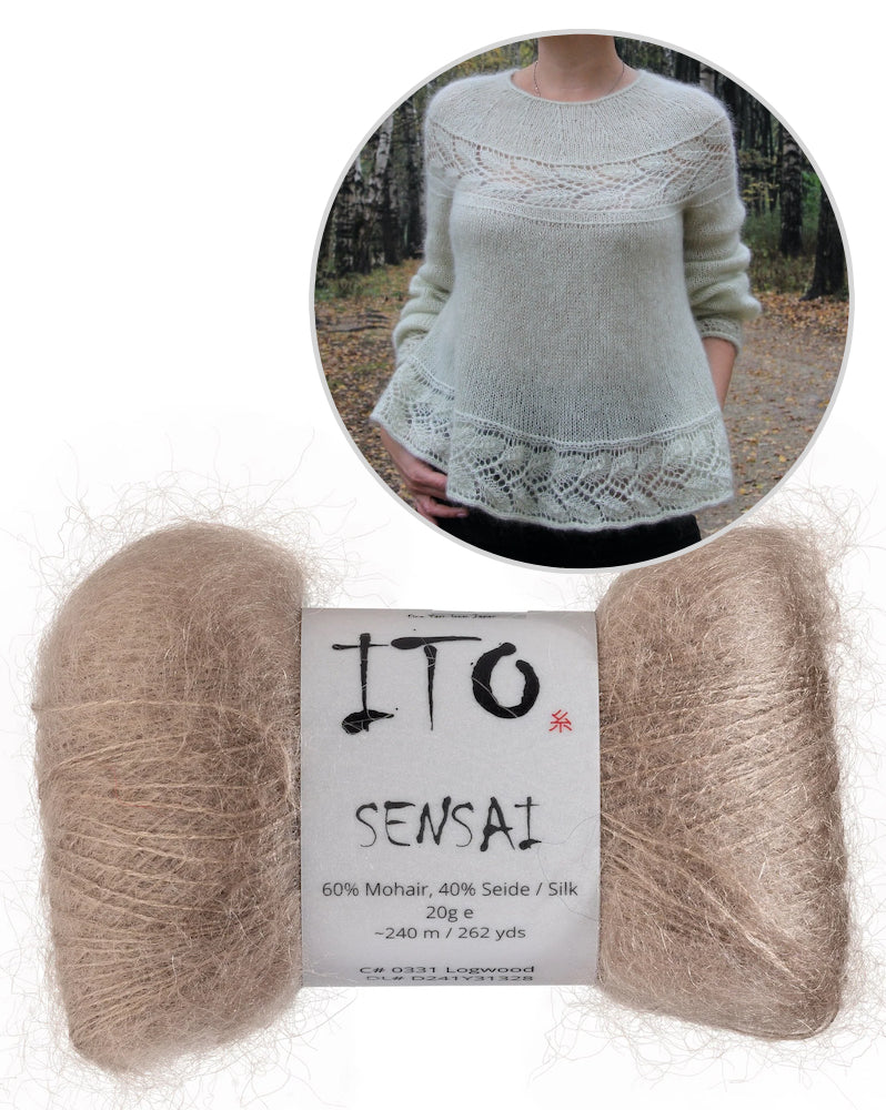 Autumn Waltz Tunic von Lyudmila Aksenik mit Sensai von ITO Yarn 11