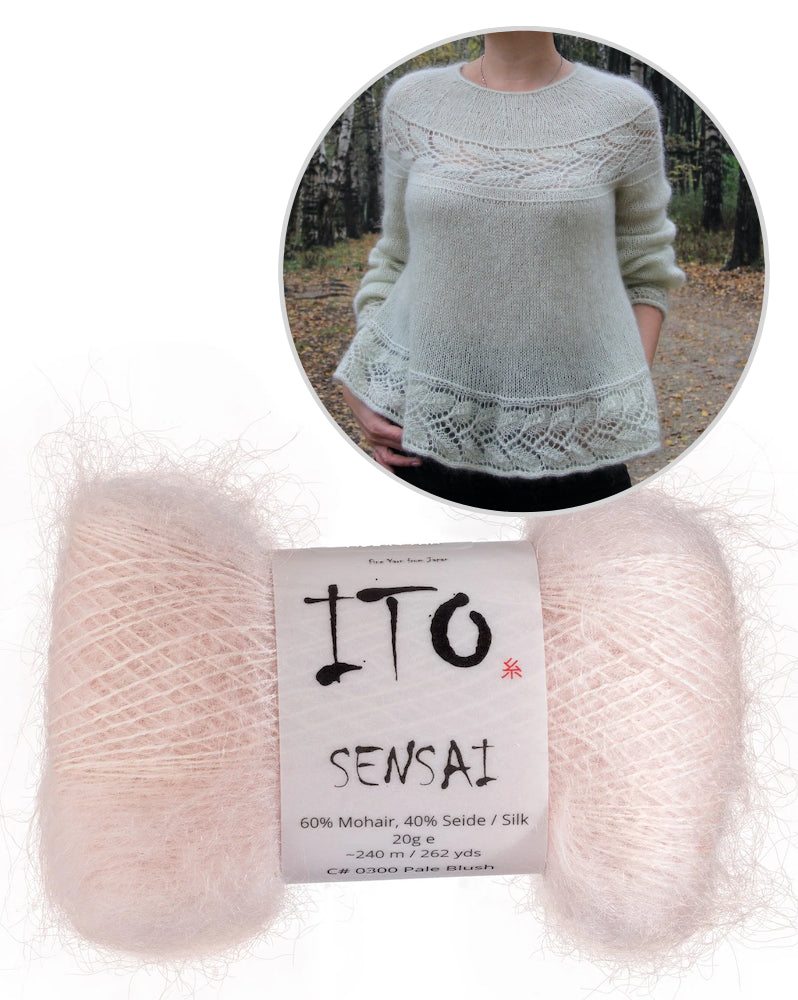 Autumn Waltz Tunic von Lyudmila Aksenik mit Sensai von ITO Yarn 6