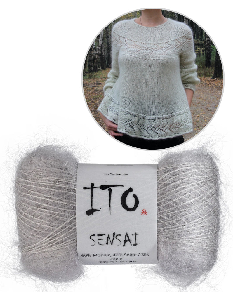 Autumn Waltz Tunic von Lyudmila Aksenik mit Sensai von ITO Yarn 9