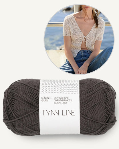 Ava Blouse | luftiges Häkeljäckchen mit Tynn Line von Sandnes Garn