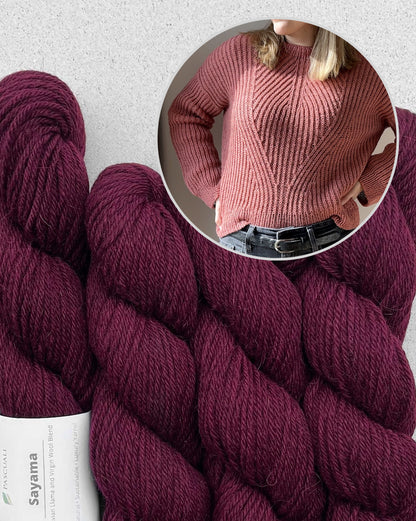 Ava Sweater | herrlich weiches Halbpatent aus Sayama von Pascuali