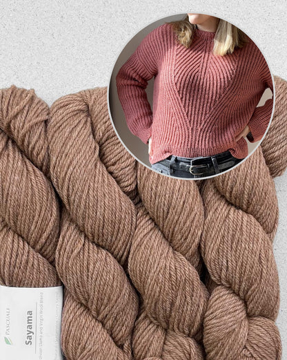 Ava Sweater | herrlich weiches Halbpatent aus Sayama von Pascuali