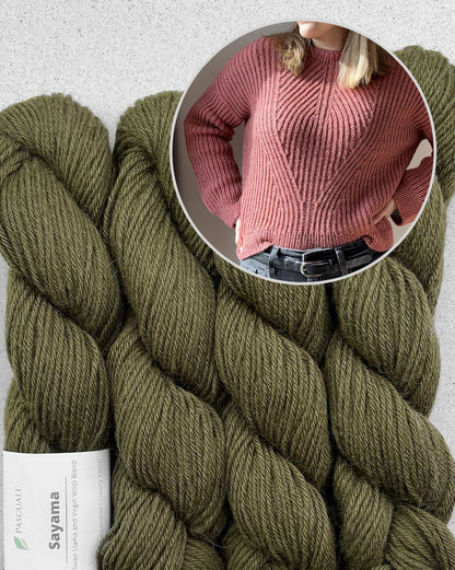 Ava Sweater | herrlich weiches Halbpatent aus Sayama von Pascuali