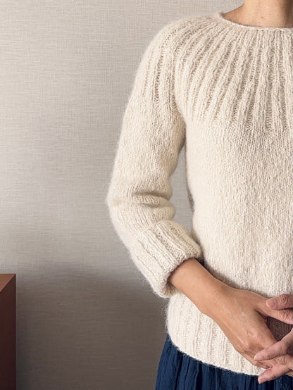 Yukiho Sweater | zacht en eenvoudig van Le Coton & Alpaca van Biches & Bûches