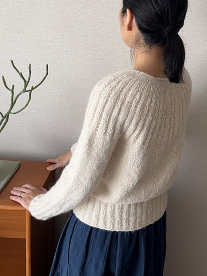 Yukiho Sweater | zacht en eenvoudig van Le Coton & Alpaca van Biches & Bûches