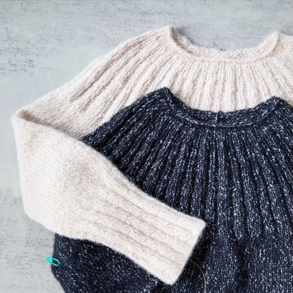 Yukiho Sweater | zacht en eenvoudig van Le Coton & Alpaca van Biches & Bûches