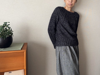Yukiho Sweater | zacht en eenvoudig van Le Coton & Alpaca van Biches & Bûches