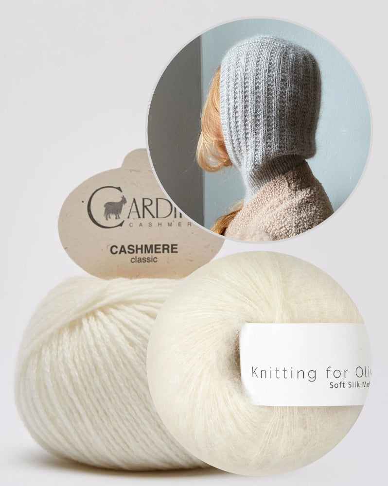Balaclava No. 1 von My Favourite Things Knitwear mit Classic Cashmere von Cardiff und Soft Silk Mohair von Knitting for Olive 10