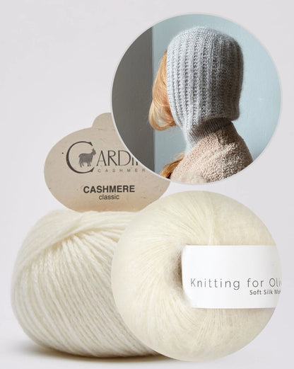 Balaclava No. 1 von My Favourite Things Knitwear mit Classic Cashmere von Cardiff und Soft Silk Mohair von Knitting for Olive 10