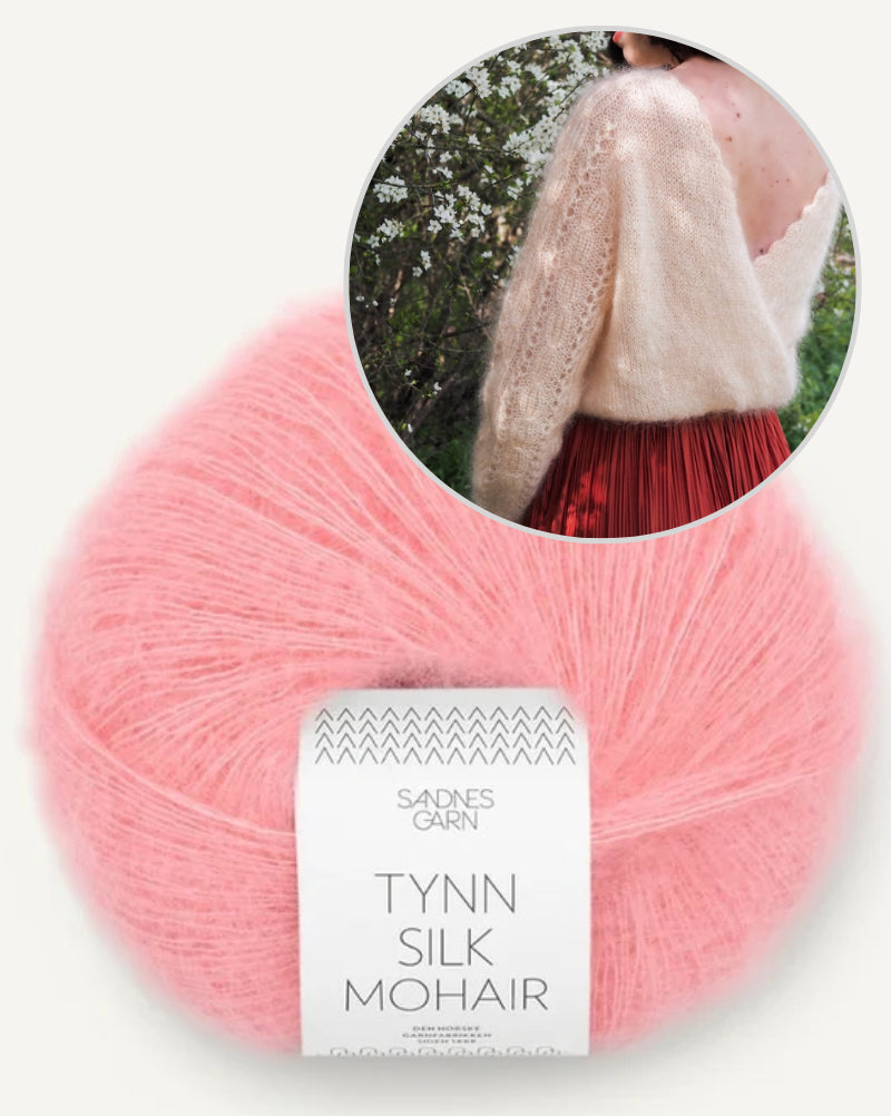 Ballerina Romance Sweater von Macimille mit Tynn Silk Mohair von Sandnes Garn 14