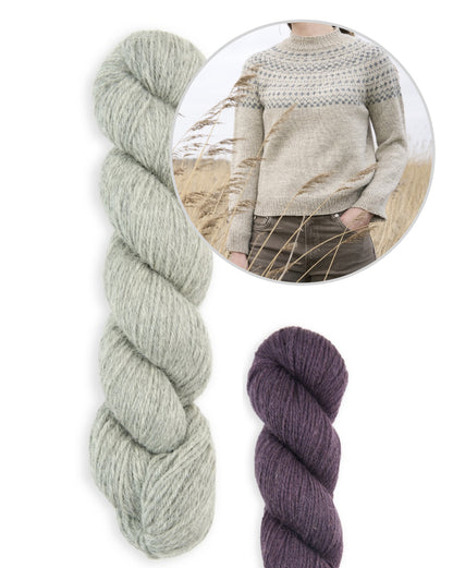 Balsam Sweater | õrn Norra muster Sheepsoft DK lõngast, autor Bramble & Fleece