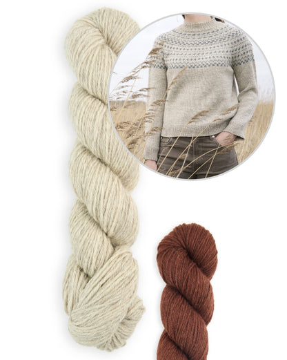 Balsam Sweater | õrn Norra muster Sheepsoft DK lõngast, autor Bramble & Fleece