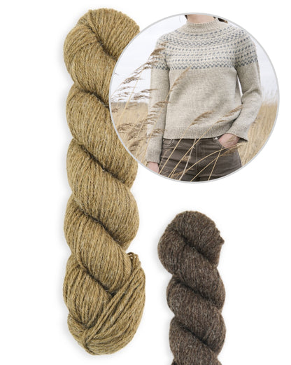 Balsam Sweater | õrn Norra muster Sheepsoft DK lõngast, autor Bramble & Fleece
