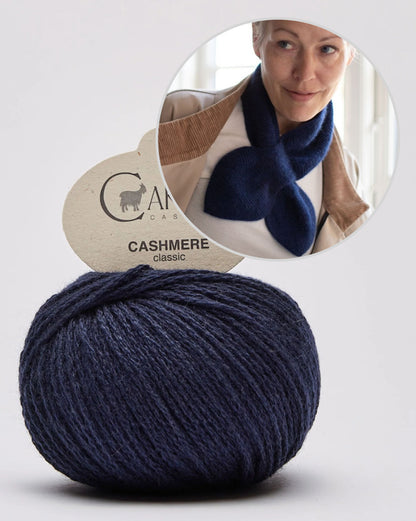 Bam Bam Bow | Mini-Tuch in Schleifenform aus Classic Cashmere von Cardiff