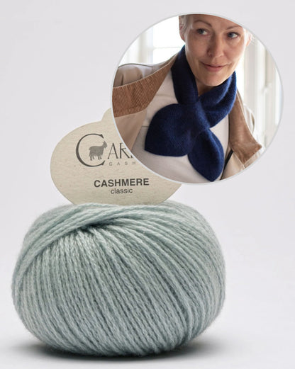 Bam Bam Bow | Mini-Tuch in Schleifenform aus Classic Cashmere von Cardiff