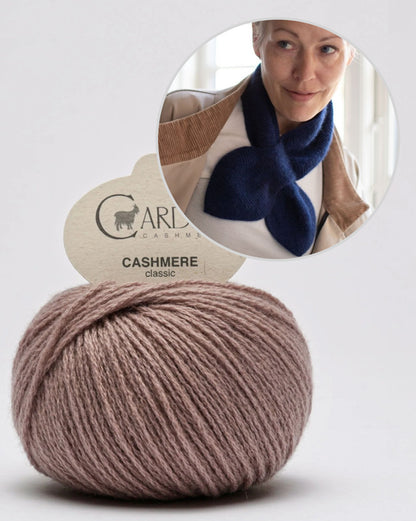 Bam Bam Bow | Mini-Tuch in Schleifenform aus Classic Cashmere von Cardiff