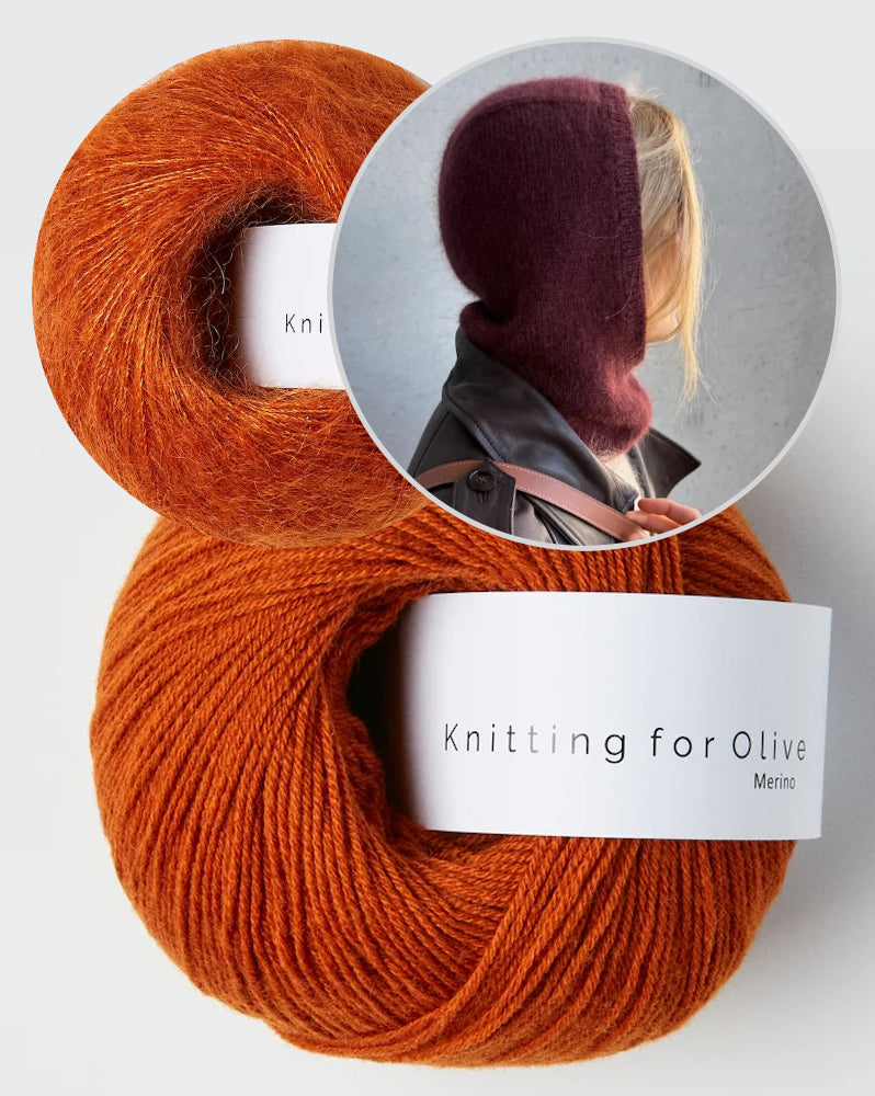 Barbara Balaclava von PetiteKnit mit Merino und Soft Silk Mohair von Knitting for Olive 12
