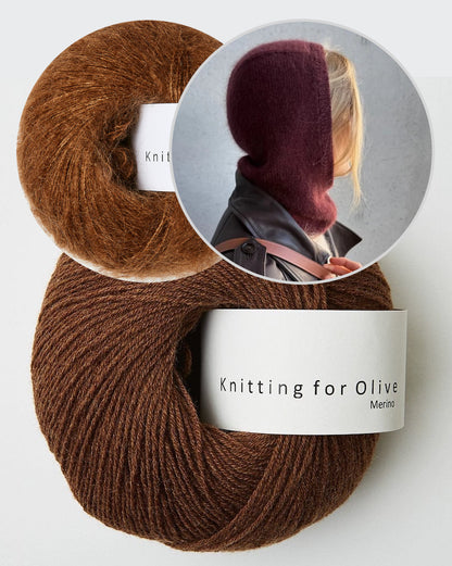 Barbara Balaclava von PetiteKnit mit Merino und Soft Silk Mohair von Knitting for Olive 13