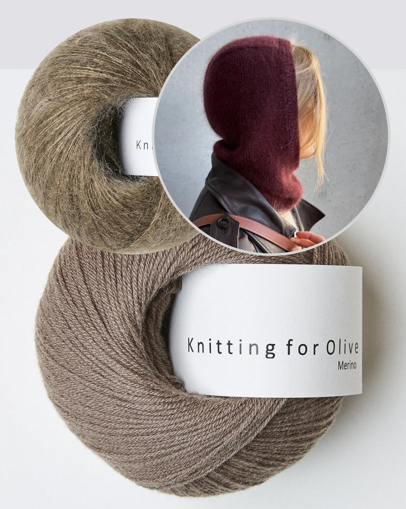 Barbara Balaclava von PetiteKnit mit Merino und Soft Silk Mohair von Knitting for Olive 7