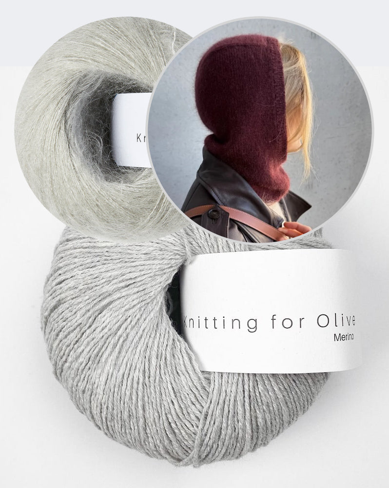 Barbara Balaclava von PetiteKnit mit Merino und Soft Silk Mohair von Knitting for Olive 8