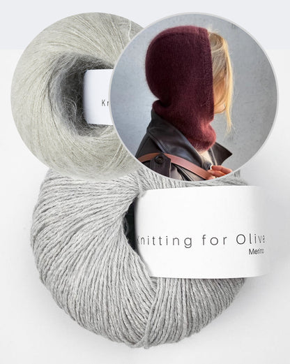 Barbara Balaclava von PetiteKnit mit Merino und Soft Silk Mohair von Knitting for Olive 8