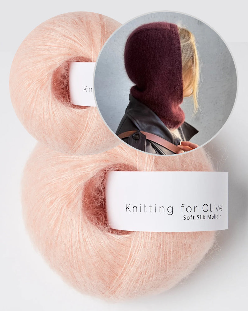 Barbara Balaclava von PetiteKnit mit Merino und Soft Silk Mohair von Knitting for Olive 9