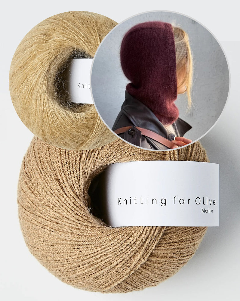 Barbara Balaclava von PetiteKnit mit Merino und Soft Silk Mohair von Knitting for Olive 11