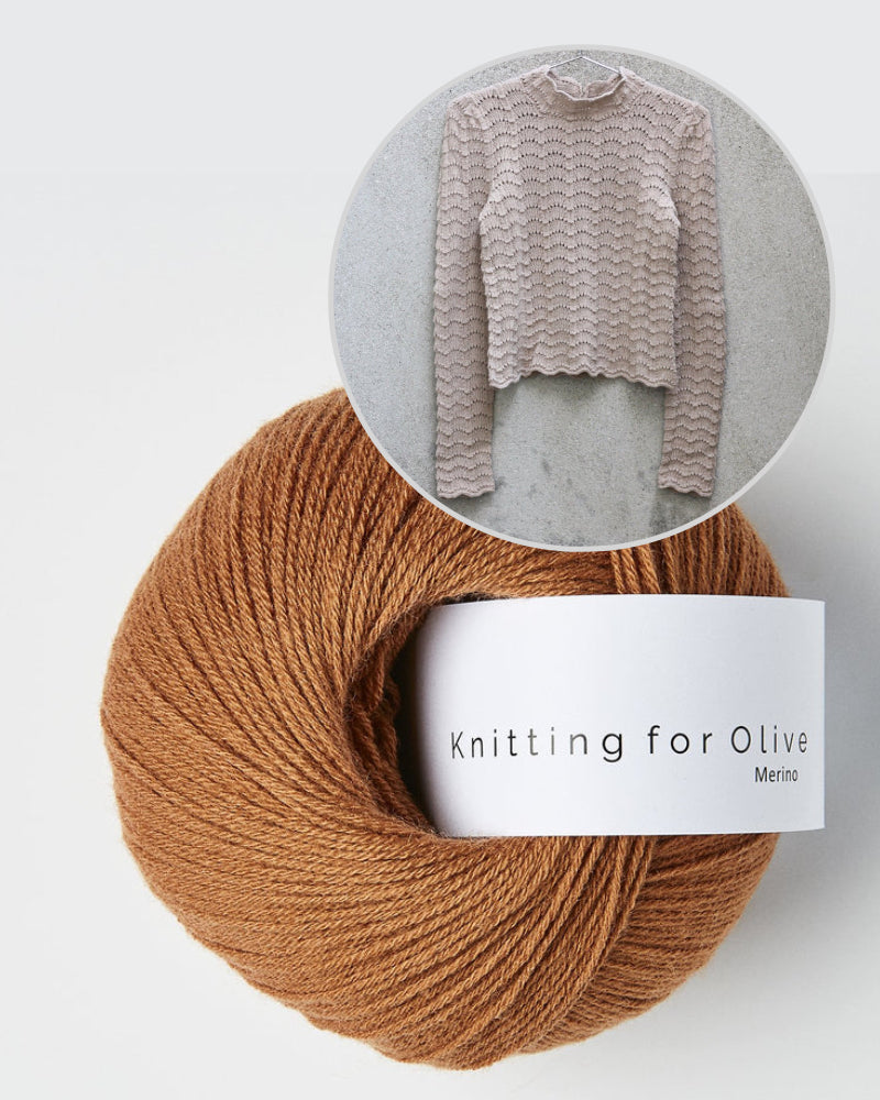 Barbroe Bluse von Knitting for Olive mit Merino als Strickset mit Anleitung PDF, deutsch, 8