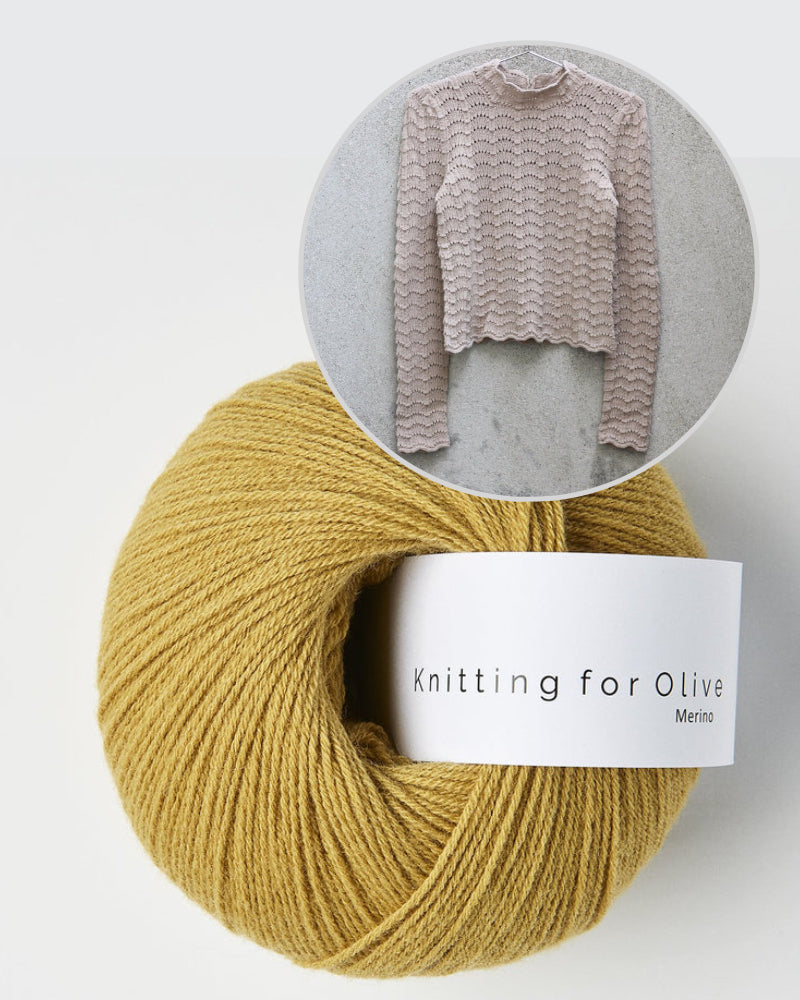 Barbroe Bluse von Knitting for Olive mit Merino als Strickset mit Anleitung PDF, deutsch, 9