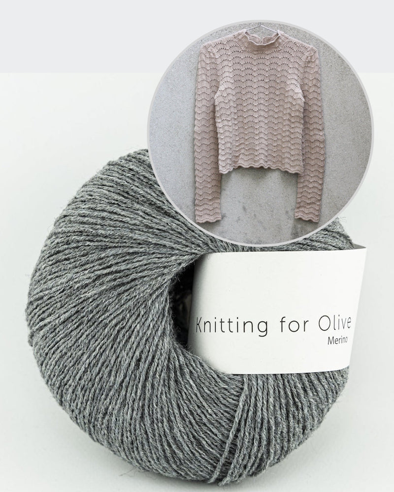 Barbroe Bluse von Knitting for Olive mit Merino als Strickset mit Anleitung PDF, deutsch, 7