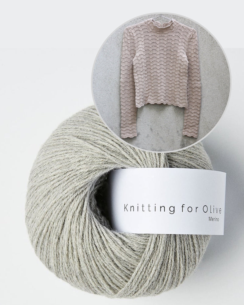 Barbroe Bluse von Knitting for Olive mit Merino als Strickset mit Anleitung PDF, deutsch, 6