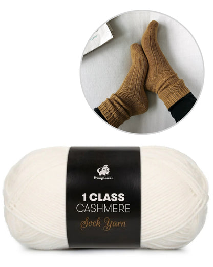 Basic Socken Light | feines Muster mit weichem 1 Class Cashmere von Mayflower Denmark